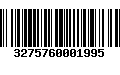 Código de Barras 3275760001995