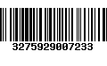 Código de Barras 3275929007233