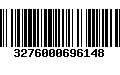 Código de Barras 3276000696148