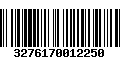 Código de Barras 3276170012250