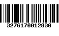 Código de Barras 3276170012830