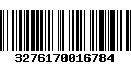 Código de Barras 3276170016784