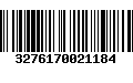 Código de Barras 3276170021184