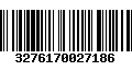 Código de Barras 3276170027186