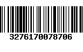 Código de Barras 3276170078706