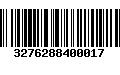 Código de Barras 3276288400017