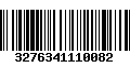 Código de Barras 3276341110082