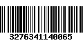 Código de Barras 3276341140065