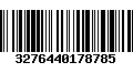 Código de Barras 3276440178785