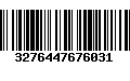 Código de Barras 3276447676031