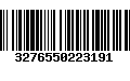 Código de Barras 3276550223191