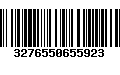 Código de Barras 3276550655923