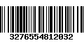 Código de Barras 3276554812032