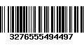 Código de Barras 3276555494497