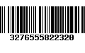 Código de Barras 3276555822320