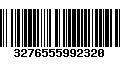 Código de Barras 3276555992320