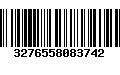 Código de Barras 3276558083742