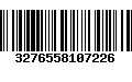 Código de Barras 3276558107226