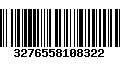 Código de Barras 3276558108322