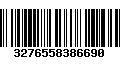 Código de Barras 3276558386690