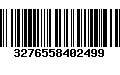 Código de Barras 3276558402499