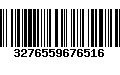 Código de Barras 3276559676516