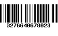 Código de Barras 3276640678023