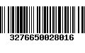 Código de Barras 3276650028016