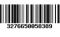 Código de Barras 3276650058389