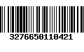 Código de Barras 3276650110421