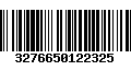 Código de Barras 3276650122325