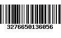 Código de Barras 3276650136056