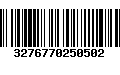 Código de Barras 3276770250502