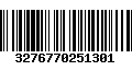 Código de Barras 3276770251301