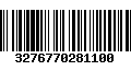 Código de Barras 3276770281100