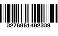 Código de Barras 3276861402339