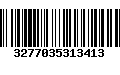 Código de Barras 3277035313413