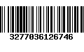 Código de Barras 3277036126746