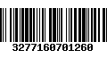 Código de Barras 3277160701260