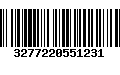 Código de Barras 3277220551231