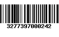 Código de Barras 3277397000242