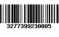 Código de Barras 3277399230005