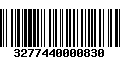 Código de Barras 3277440000830