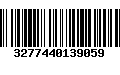 Código de Barras 3277440139059