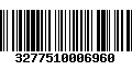 Código de Barras 3277510006960