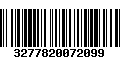 Código de Barras 3277820072099