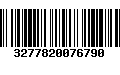 Código de Barras 3277820076790