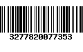 Código de Barras 3277820077353