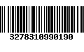 Código de Barras 3278310990190