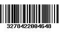 Código de Barras 3278422004648